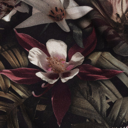 Organic Viscose Batiste - Shadow Lilies - Loreto Collection