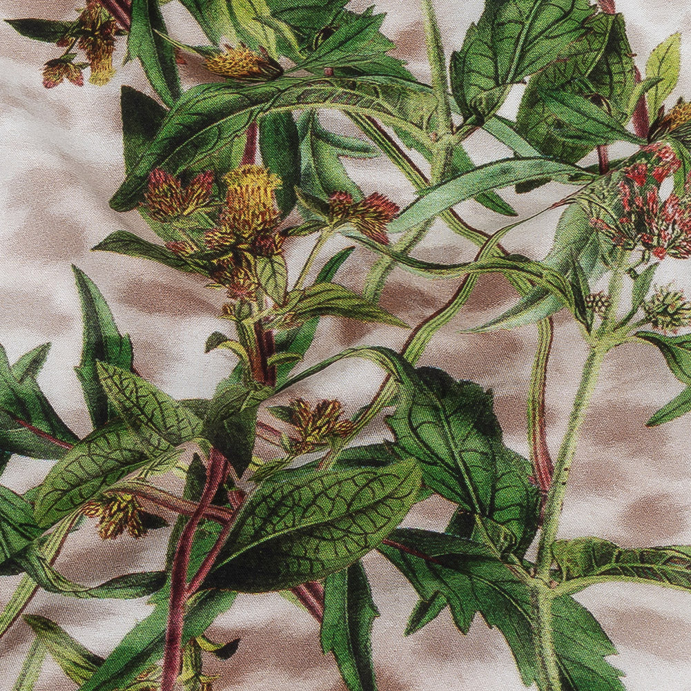 Organic Viscose Batiste - Misty Foliage - Loreto Collection