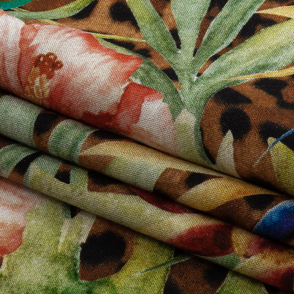 Organic Viscose Batiste - Foliage and Fauna - Loreto Collection