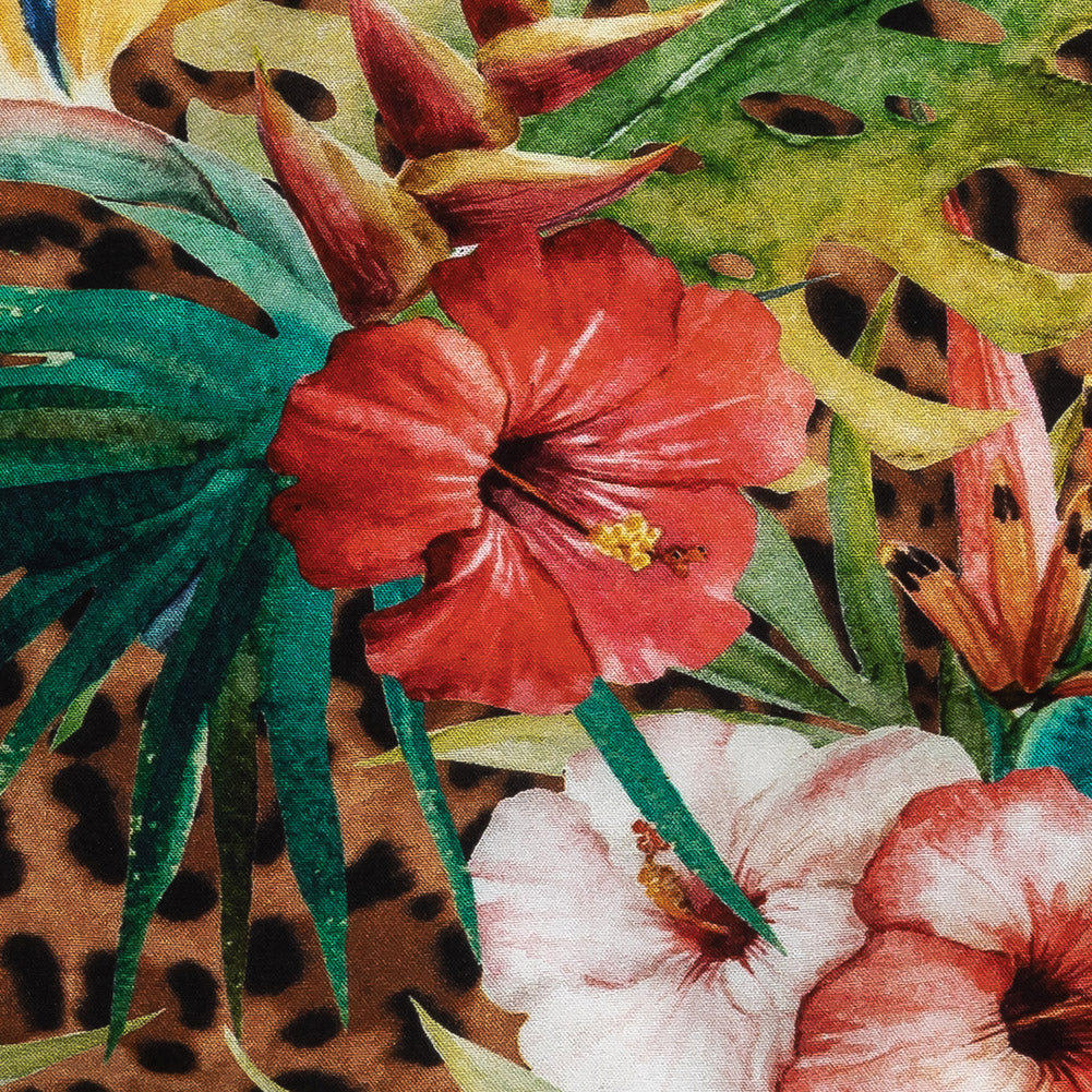 Organic Viscose Batiste - Foliage and Fauna - Loreto Collection