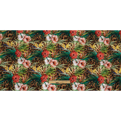 Organic Viscose Batiste - Foliage and Fauna - Loreto Collection