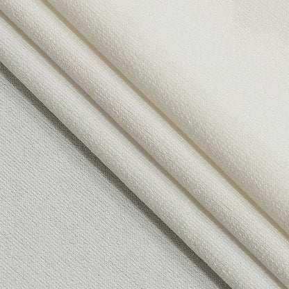 Ralph Lauren Lauren White Stretch Matte Jersey Folded