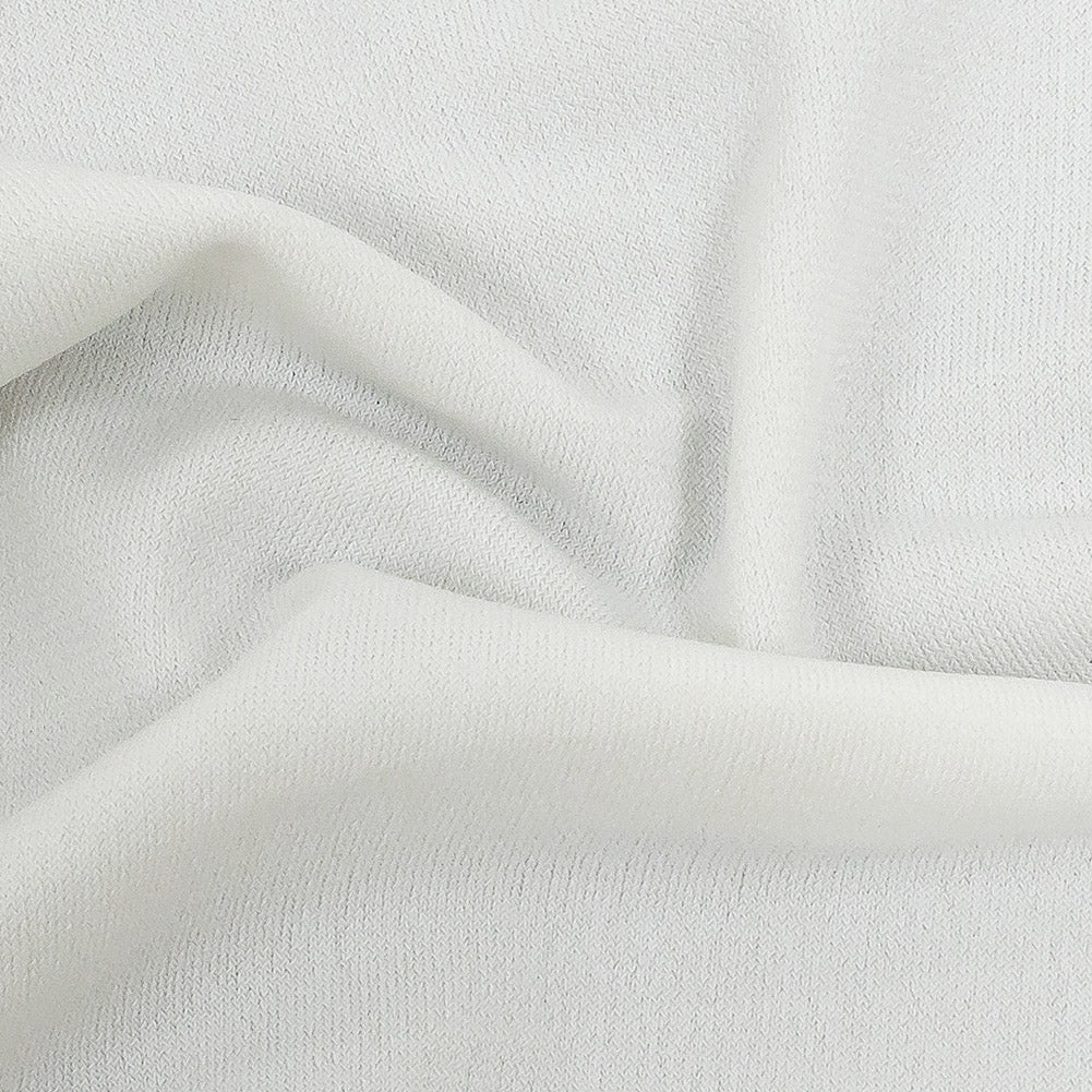 Ralph Lauren Lauren White Stretch Matte Jersey Detail