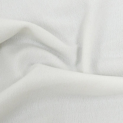 Ralph Lauren Lauren White Stretch Matte Jersey Detail