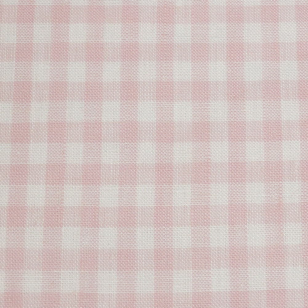Linen Gingham - Candy Pink and White - Torres Collection Full