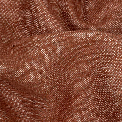 Cotton, Tencel and Linen Blended Woven - Heathered Cinnamon - Toledo Collection Detail