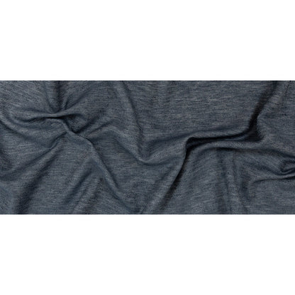 Cotton, Tencel and Linen Blended Woven - Heathered Indigo - Toledo Collection Full