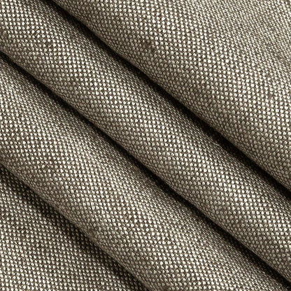 Heathered Mushroom Stretch Linen and Rayon Woven Folded