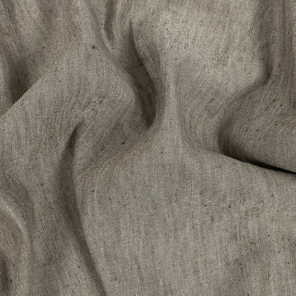 Heathered Mushroom Stretch Linen and Rayon Woven