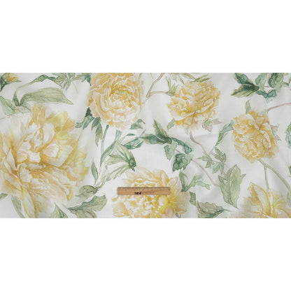 Maize Mums Printed Linen Woven Full