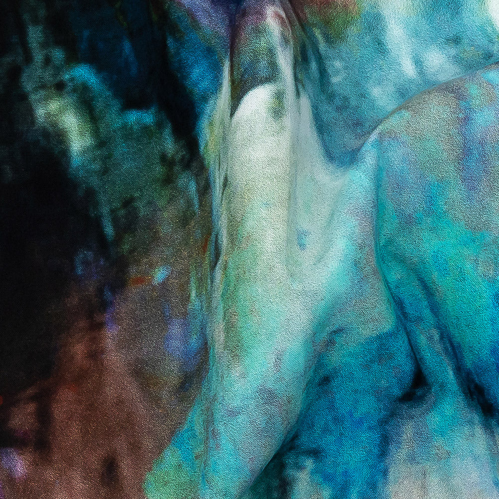 Mood Exclusive Blue Yonder Ethereal Apparition Cotton Poplin Detail