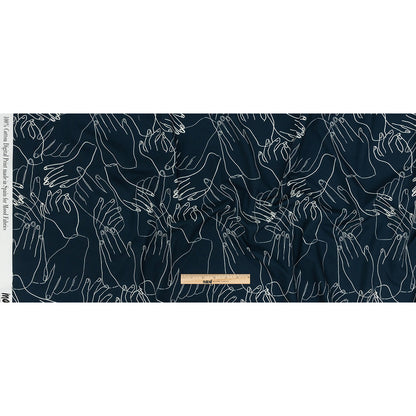 Mood Exclusive Dusty Navy Touch of Elegance Cotton Poplin Full
