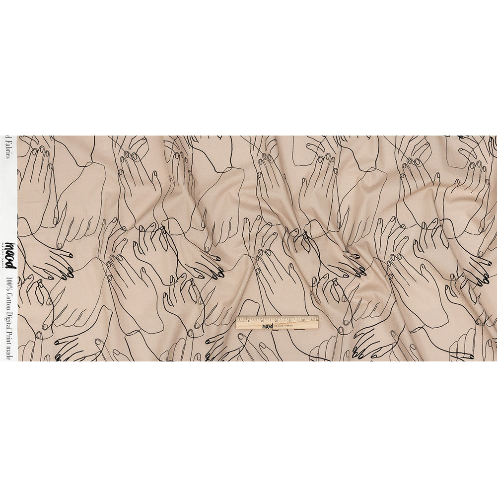 Mood Exclusive Beige Touch of Elegance Cotton Poplin Full