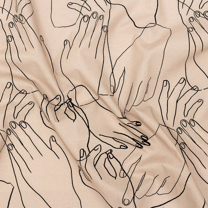 Mood Exclusive Beige Touch of Elegance Cotton Poplin