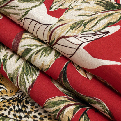 Mood Exclusive Tropical Cats Cotton Poplin Folded