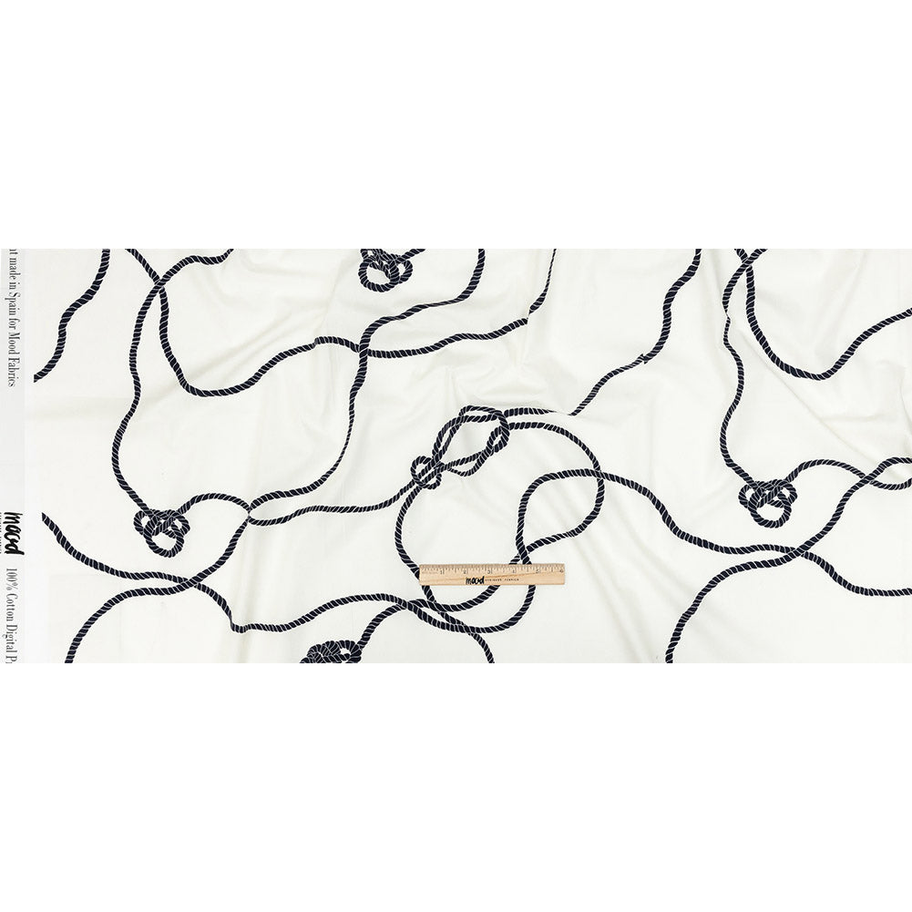 Mood Exclusive Sugar Swizzle Tangled Lines Cotton Poplin Full
