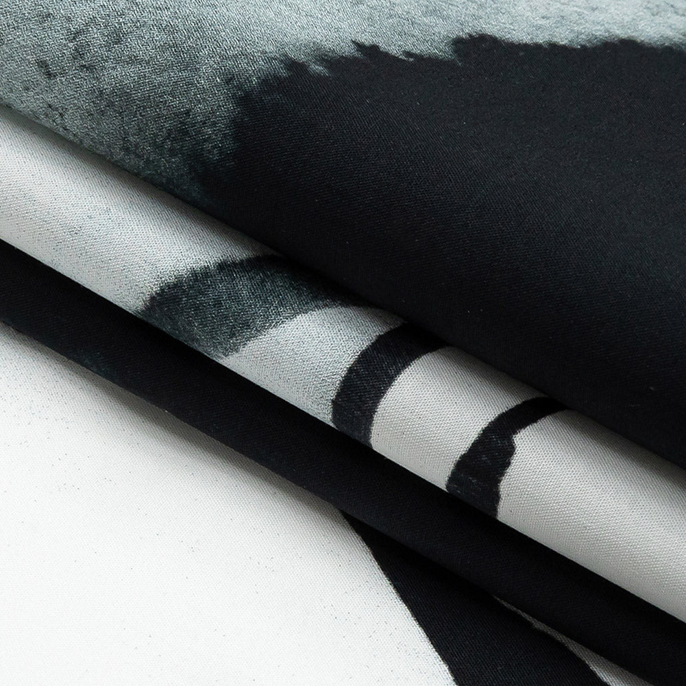 Mood Exclusive Monochrome Unearthly Portrait Cotton Poplin Folded