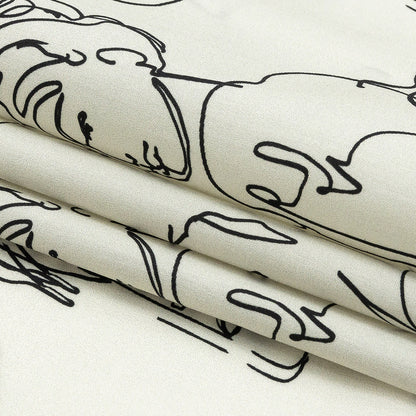 Mood Exclusive White Asparagus Candid Countenance Cotton Poplin Folded