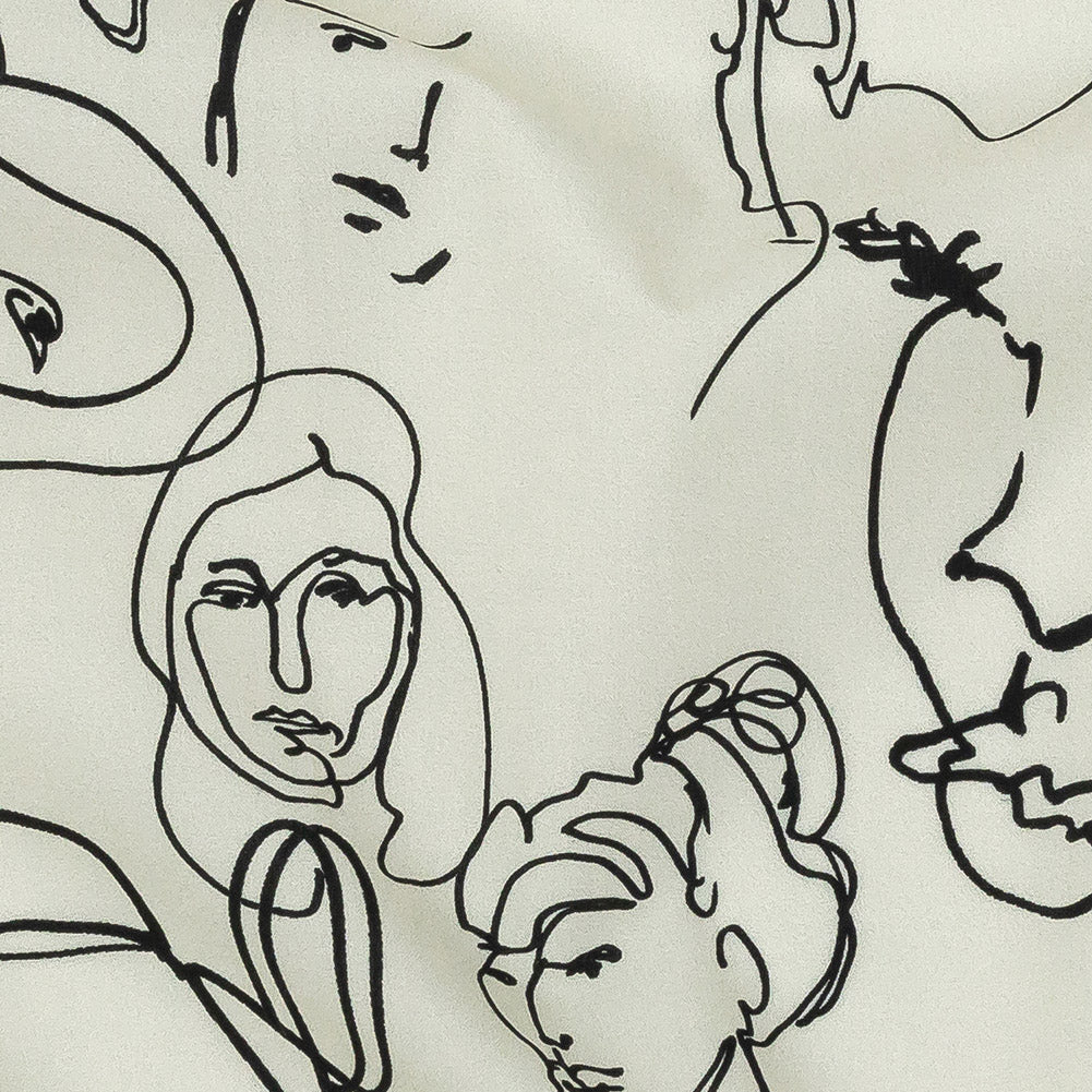 Mood Exclusive White Asparagus Candid Countenance Cotton Poplin Detail