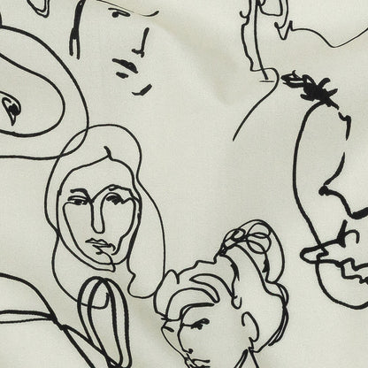 Mood Exclusive White Asparagus Candid Countenance Cotton Poplin Detail