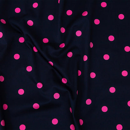 Mood Exclusive Night Sky and Pink Let's Bounce Stretch Cotton Sateen