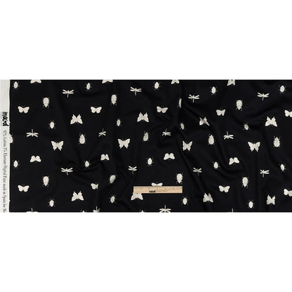Mood Exclusive Black Porchlight Entomology Stretch Cotton Sateen Full