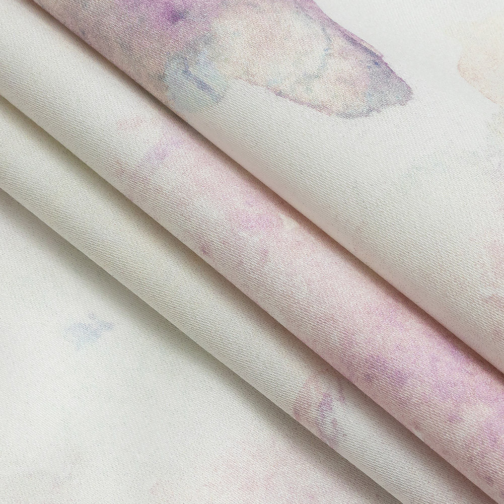 Mood Exclusive Angel Wing and Blue Blush Celestial Radiance Stretch Cotton Sateen Folded