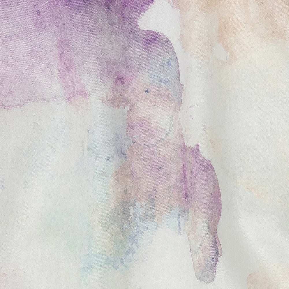 Mood Exclusive Angel Wing and Blue Blush Celestial Radiance Stretch Cotton Sateen Detail
