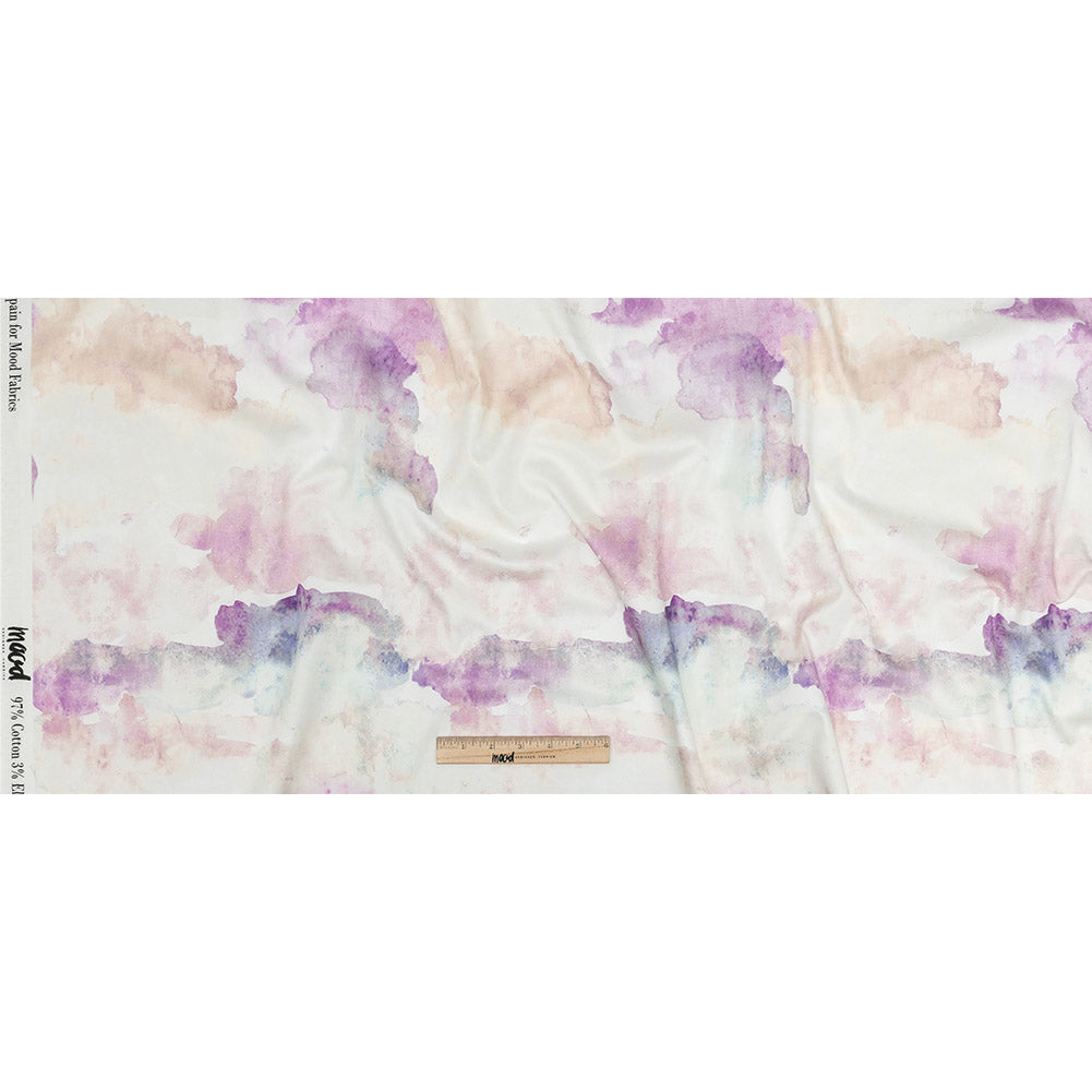 Mood Exclusive Angel Wing and Blue Blush Celestial Radiance Stretch Cotton Sateen Full