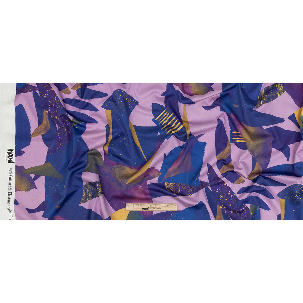 Mood Exclusive Violet Purple Haze Stretch Cotton Sateen Full