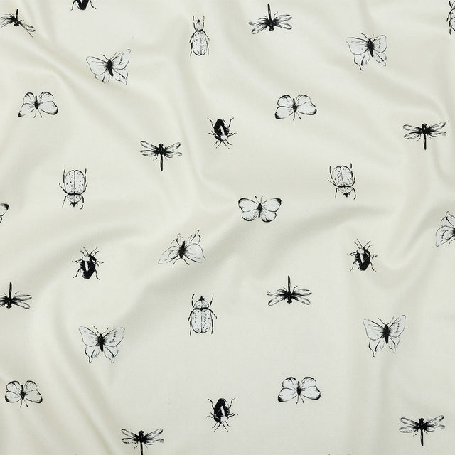 Mood Exclusive Vanilla Ice Porchlight Entomology Stretch Cotton Sateen