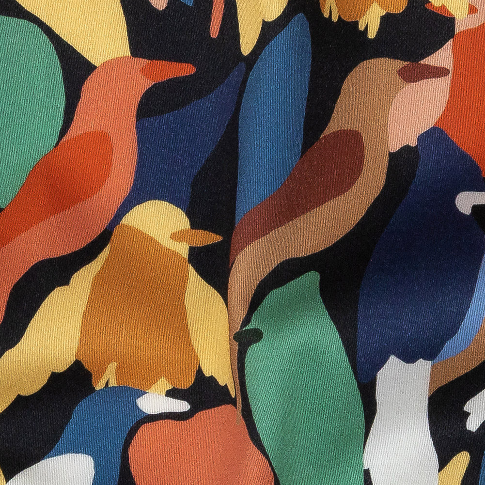 Mood Exclusive Passerine Pigmentation Stretch Cotton Sateen Detail