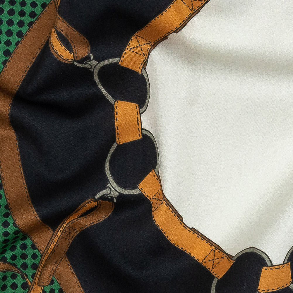 Mood Exclusive Green Roundup Rehearsal Stretch Cotton Sateen Detail