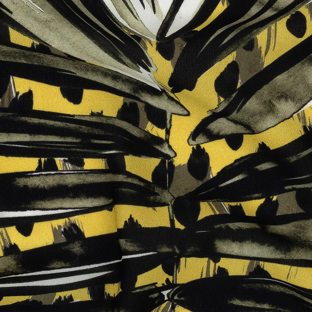 Mood Exclusive Banana Oasis Polyester Crepe Detail