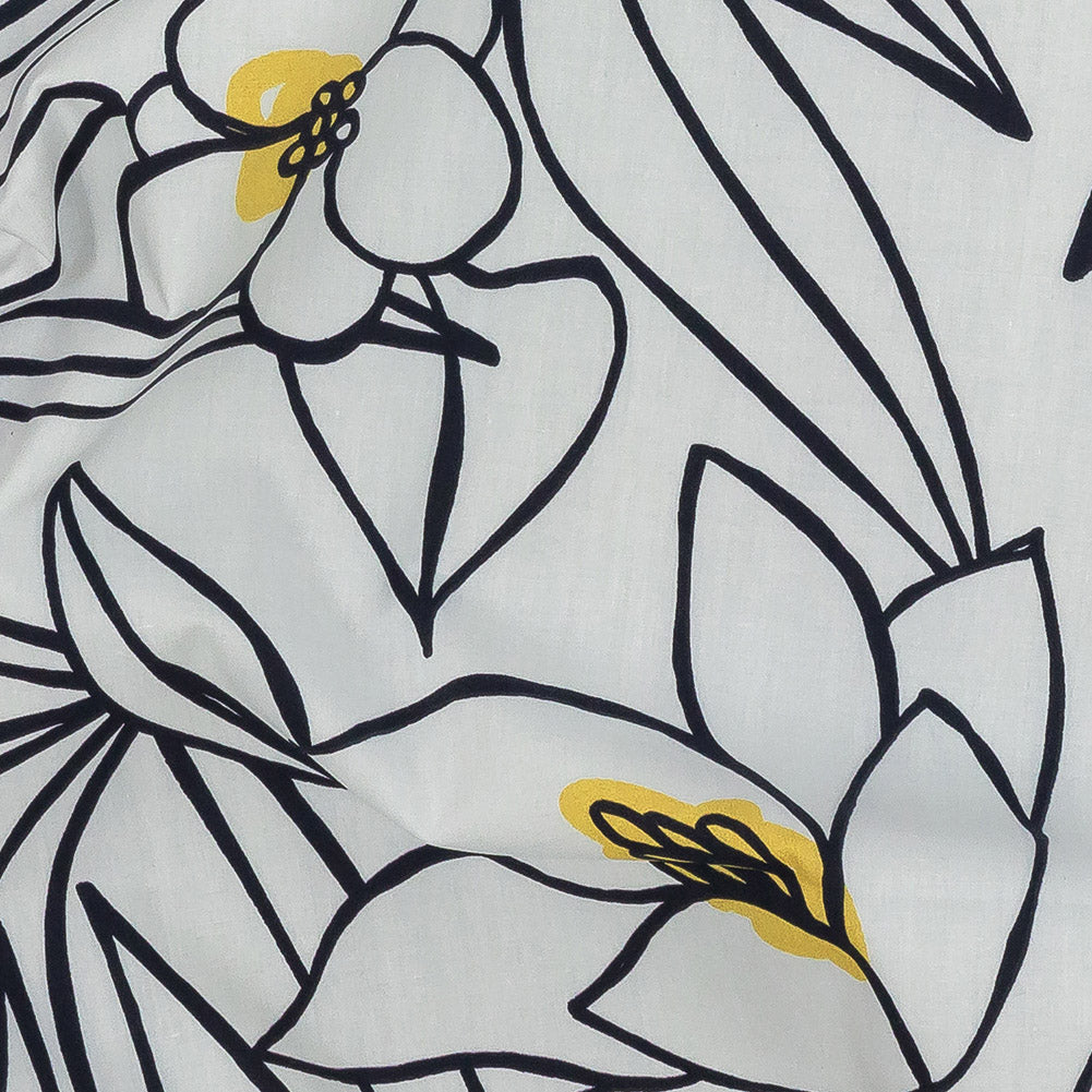 Mood Exclusive Day in Tunisia Yellow Cotton Poplin Detail
