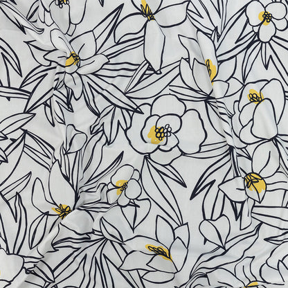 Mood Exclusive Day in Tunisia Yellow Cotton Poplin