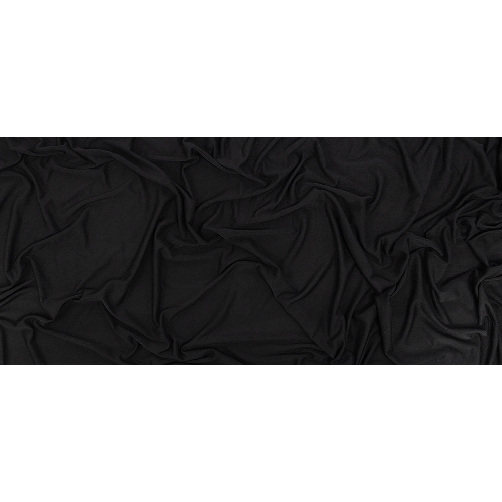 Ultra-Soft Rayon Jersey - Black - Cyrus Collection Folded