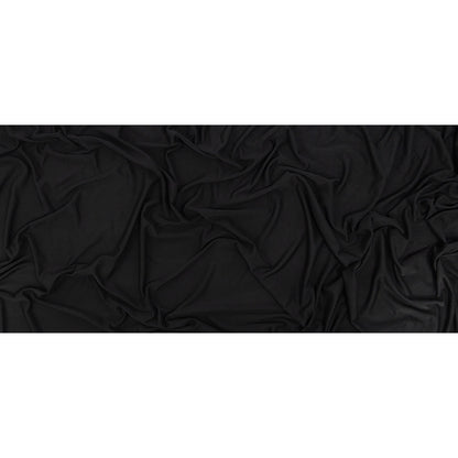Ultra-Soft Rayon Jersey - Black - Cyrus Collection Folded