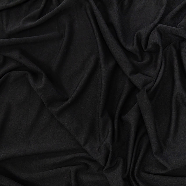 Ultra-Soft Rayon Jersey - Black - Cyrus Collection