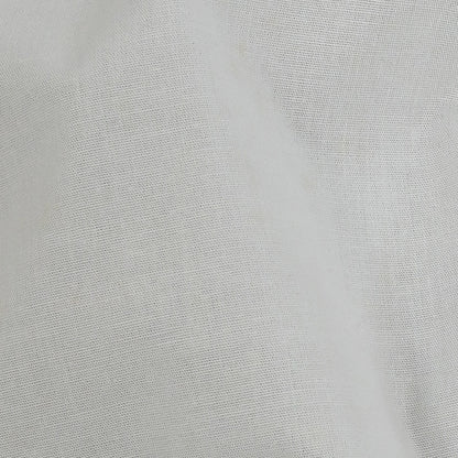 White Stretch Cotton Poplin Detail
