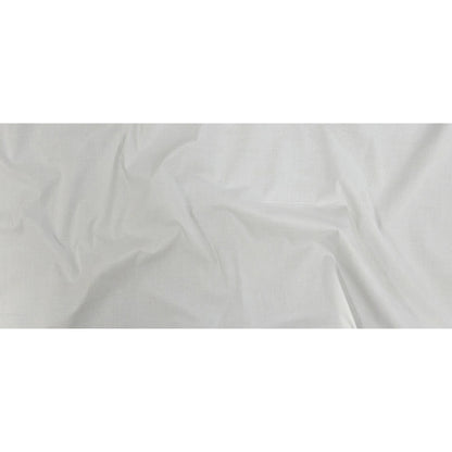 White Stretch Cotton Poplin Full