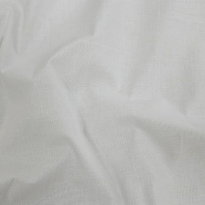 White Stretch Cotton Poplin