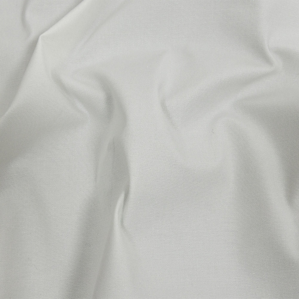White Stretch Cotton Twill