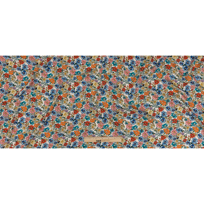 Mood Exclusive Light Beige Blossomed Detonation Viscose Twill Full