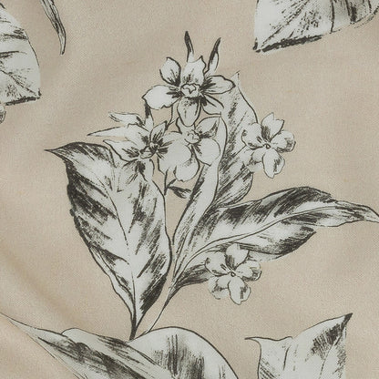 Mood Exclusive Turtledove Snapdragon Sketches Sustainable Viscose and Linen Woven Full
