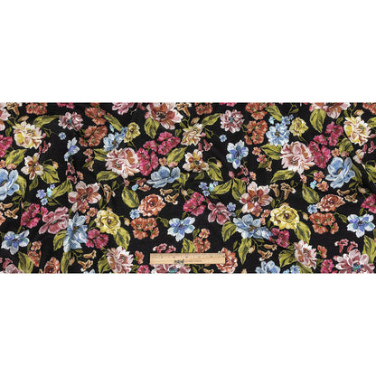 Mood Exclusive Black Inflorescent Wonderwork Spotted Viscose Jacquard Full