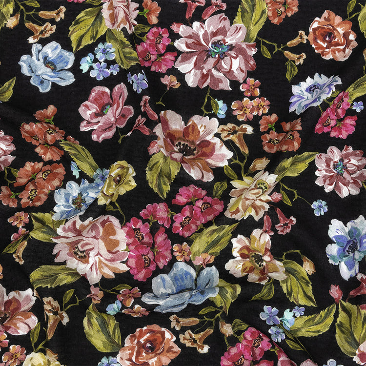 template--25130090922057__main-Mood Exclusive Black Inflorescent Wonderwork Spotted Viscose Jacquard