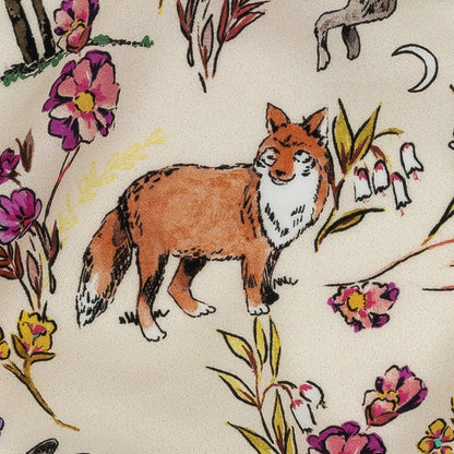 Mood Exclusive Ecru Wildwood Enchantments Viscose Twill Detail