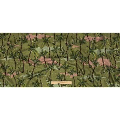 Mood Exclusive Olive Island Oasis Stretch Cotton Sateen Full