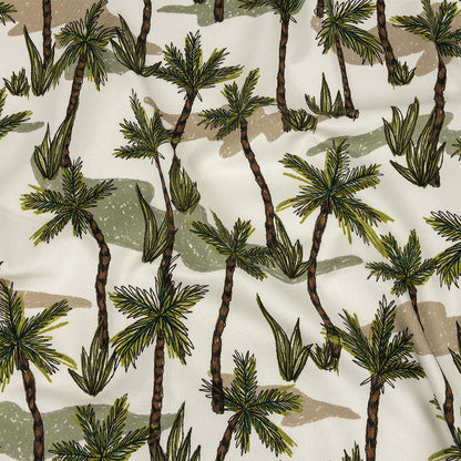 Mood Exclusive Ivory Island Oasis Stretch Cotton Sateen